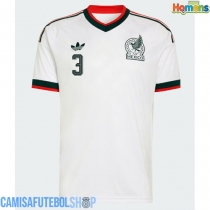 Camisa de time de futebol México Cesar Montes #3 Replicas 2º Equipamento Mundo 2026 Manga Curta